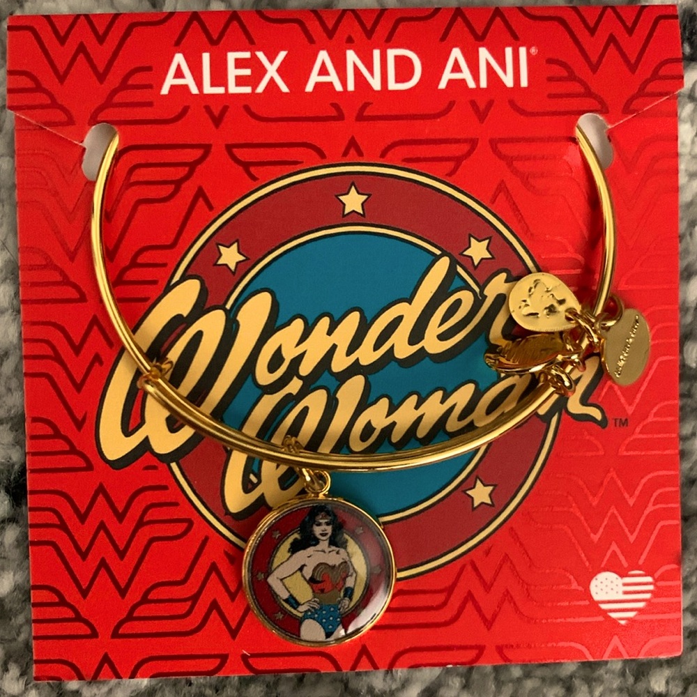 Alex and Ani Wonder Women Charm Bangle